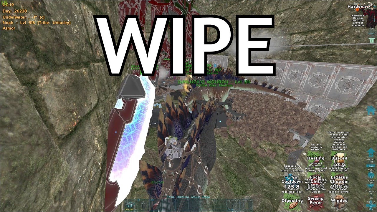 THE END | UNLUCKY | Ark Official PvP  🍭