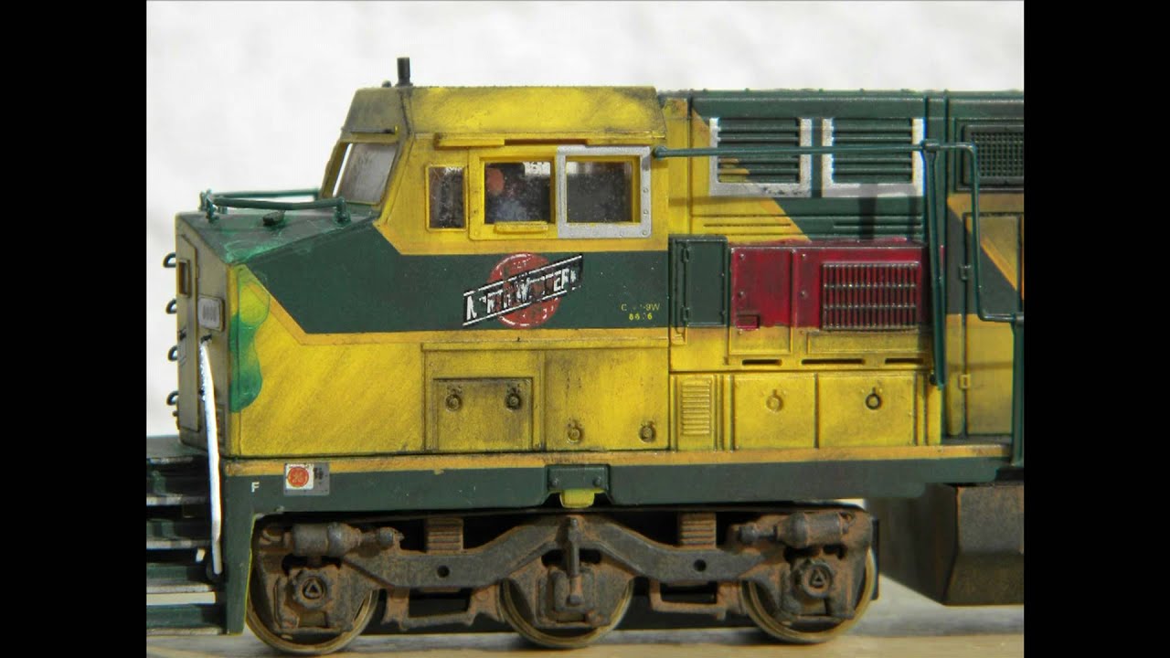 Bachmann CNW C44-9w Weathered by Trainmankoz8232