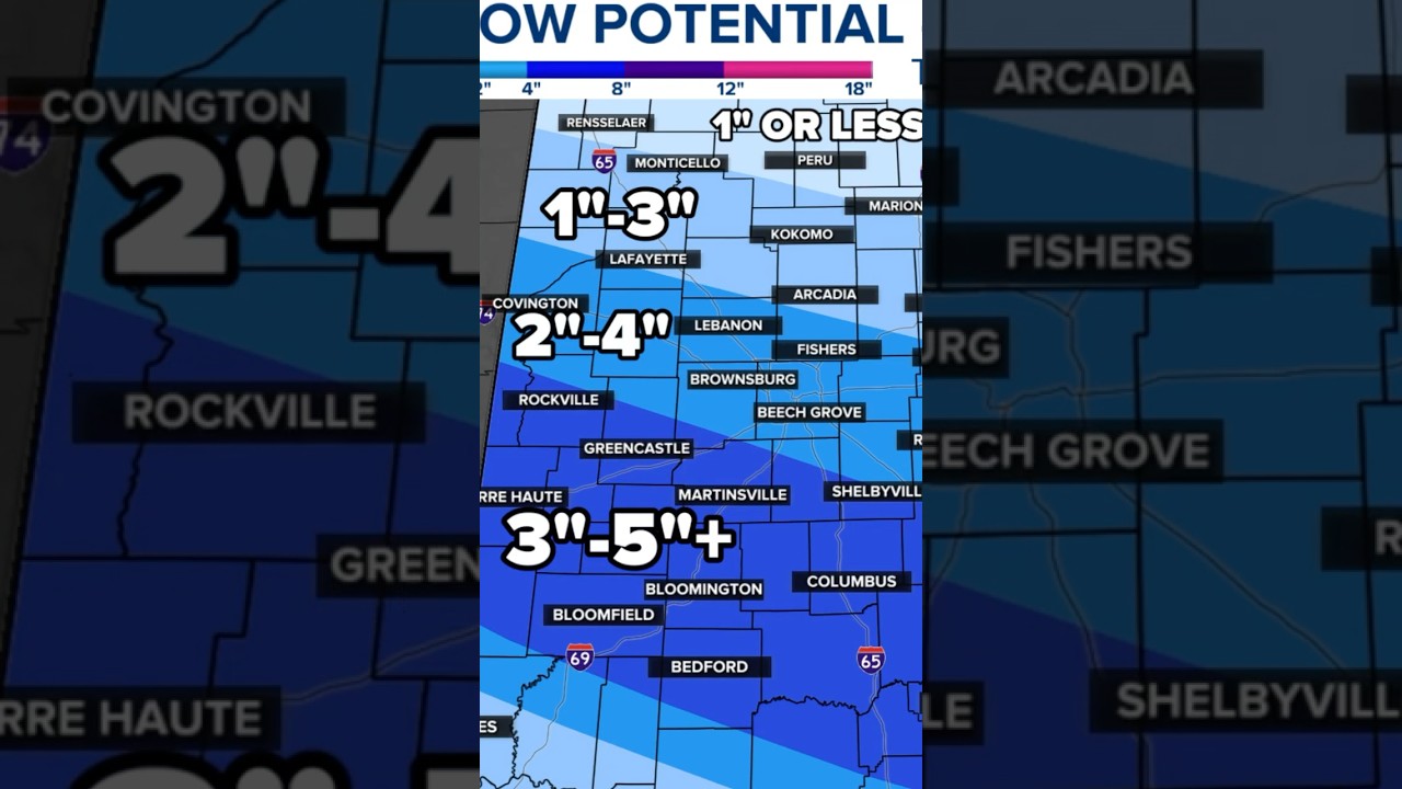 Winter weather moving in Thursday evening