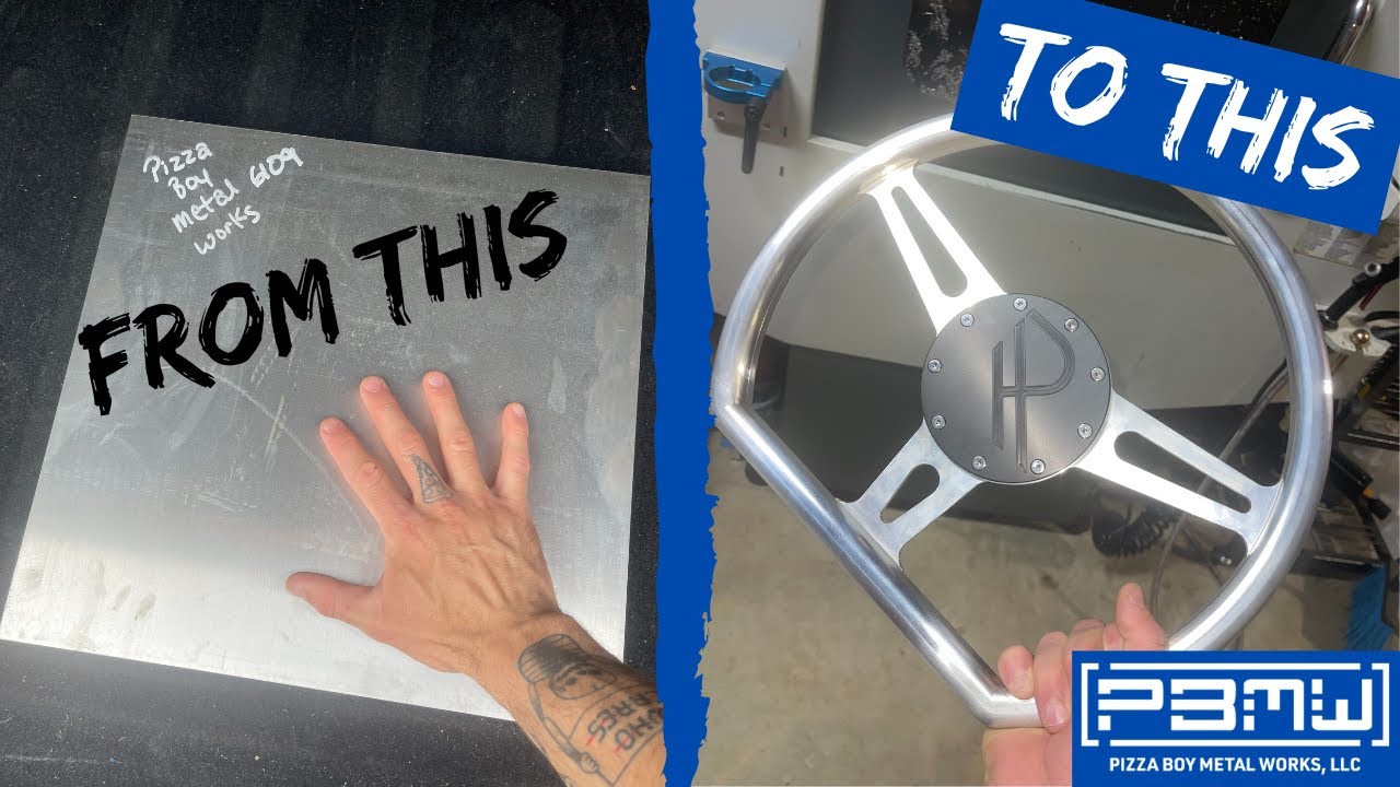 CNC Machining A Billet Aluminum Steering Wheel in 16 Minutes