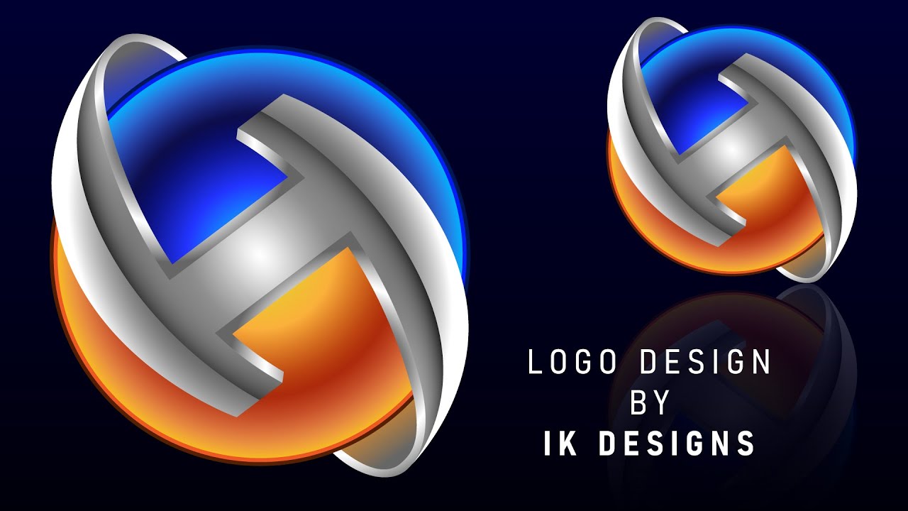 Create 3D logo letter H in adobe illustrator