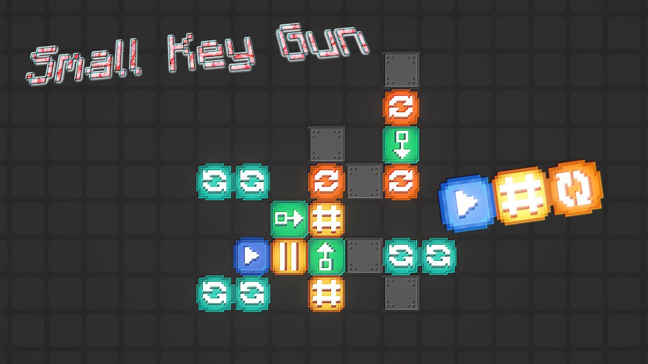 A very SMALL Key Gun in Cell Machine