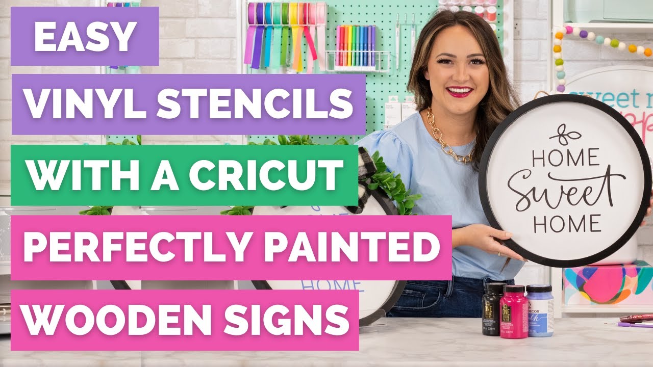 *EASY* Vinyl Stencils with a Cricut Using Permanent Vinyl