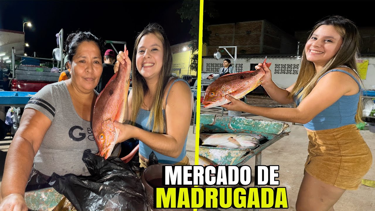 Asi Es El Mercado De Mariscos De madrugada En El Salvador 🇸🇻 *Vale La Pena*