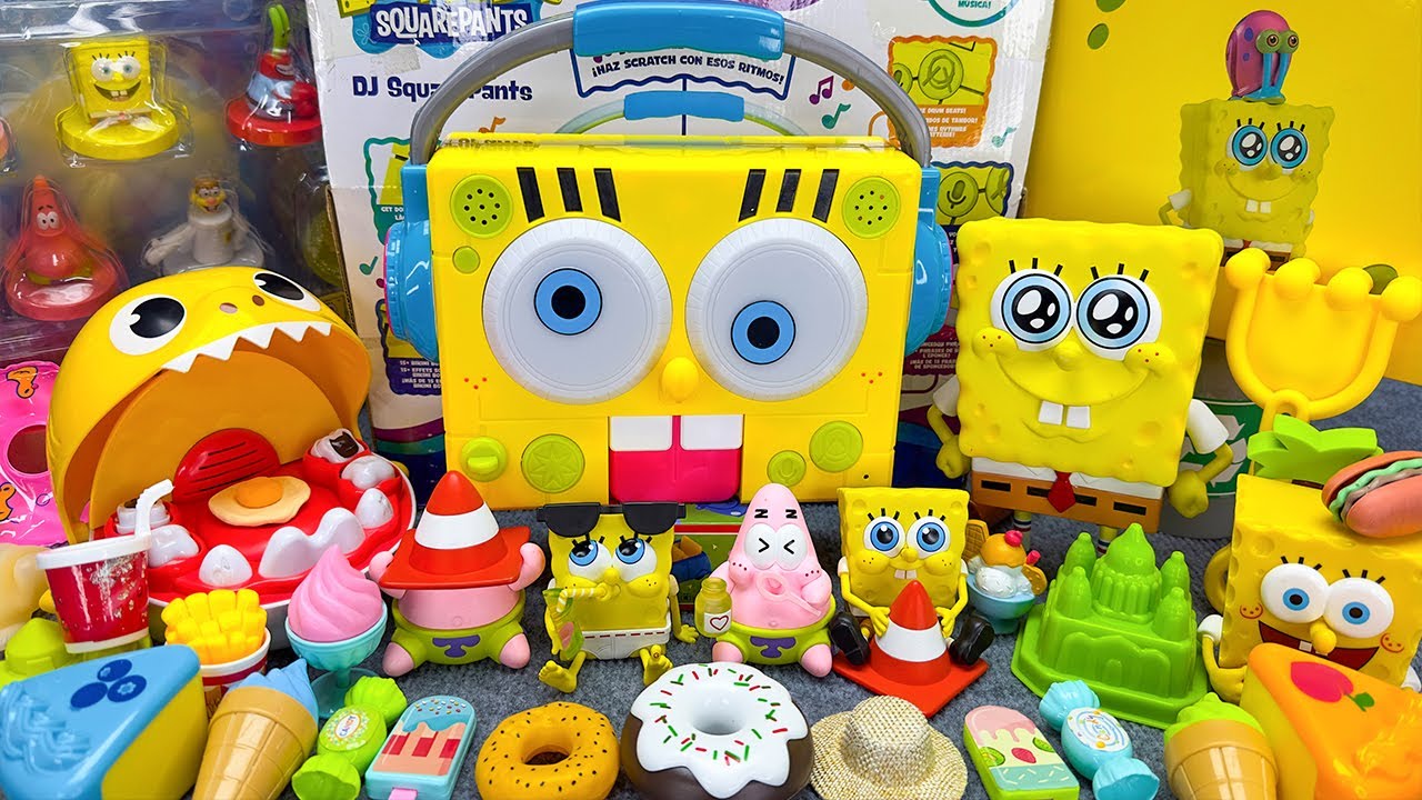 Spongebob ASMR 2025🥰Melhor Unboxing Satisfatório do Brinquedo de Playground do Bob Esponja e Patrick