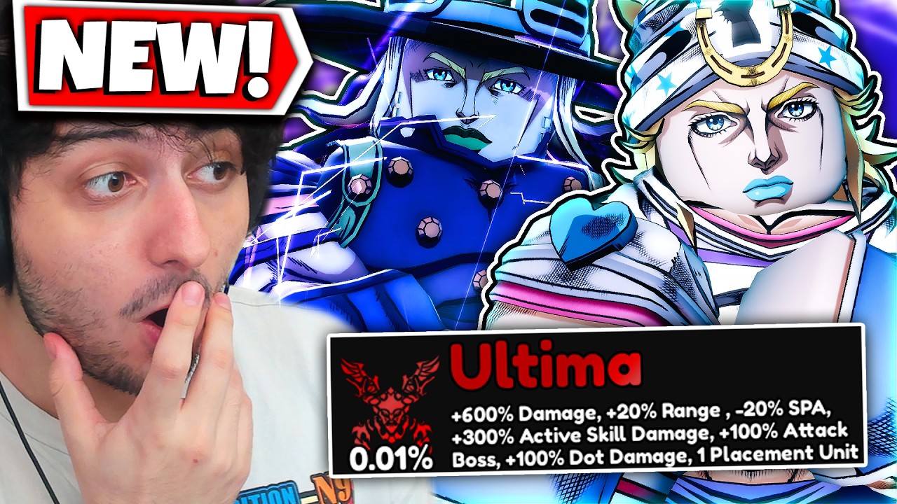 Как получить СВЕРХМОЩНЫХ 0,01% юнитов из Jojo's Steel Ball Run в Roblox!