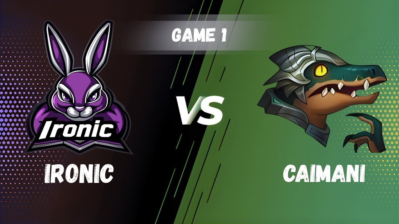 PRIMA SCRIM DELL'ANNO! | IRONIC vs Caimani | Game 1