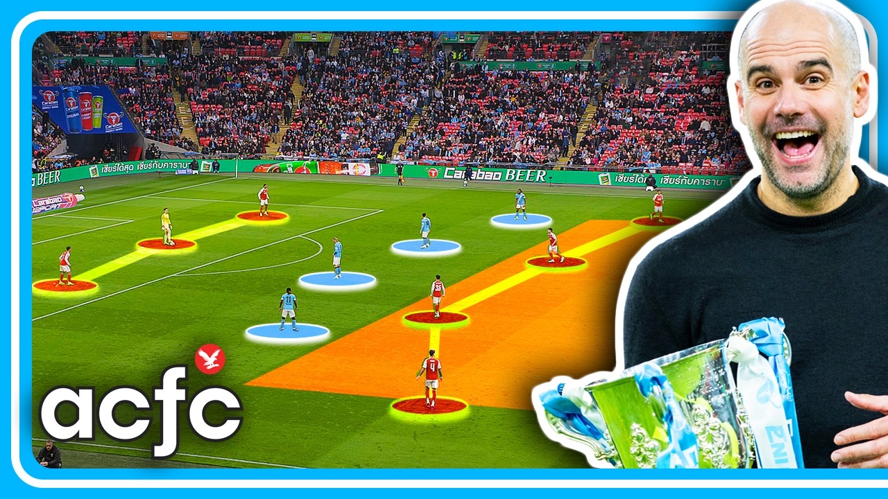 The Genius Way Guardiola BROKE Arsenal's System In The Carabao Cup Final