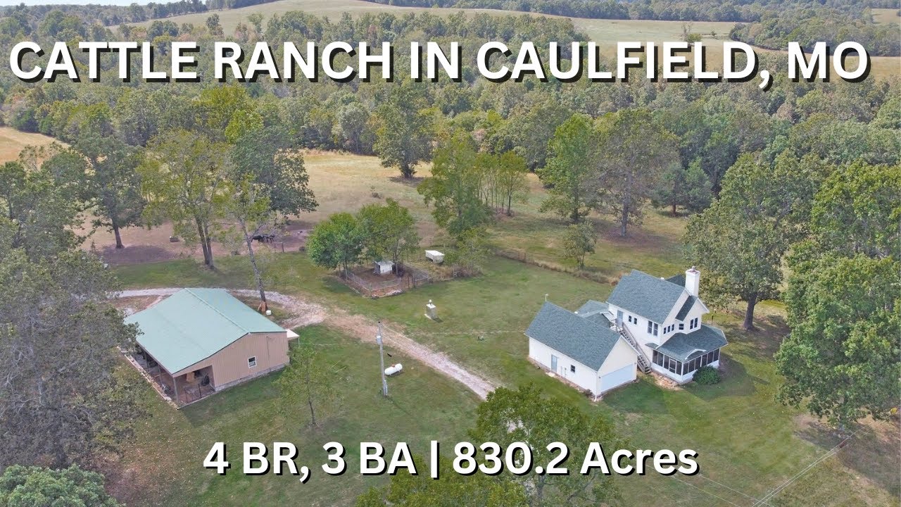 Missouri Ozarks Cattle Ranch - 830 ACRES!