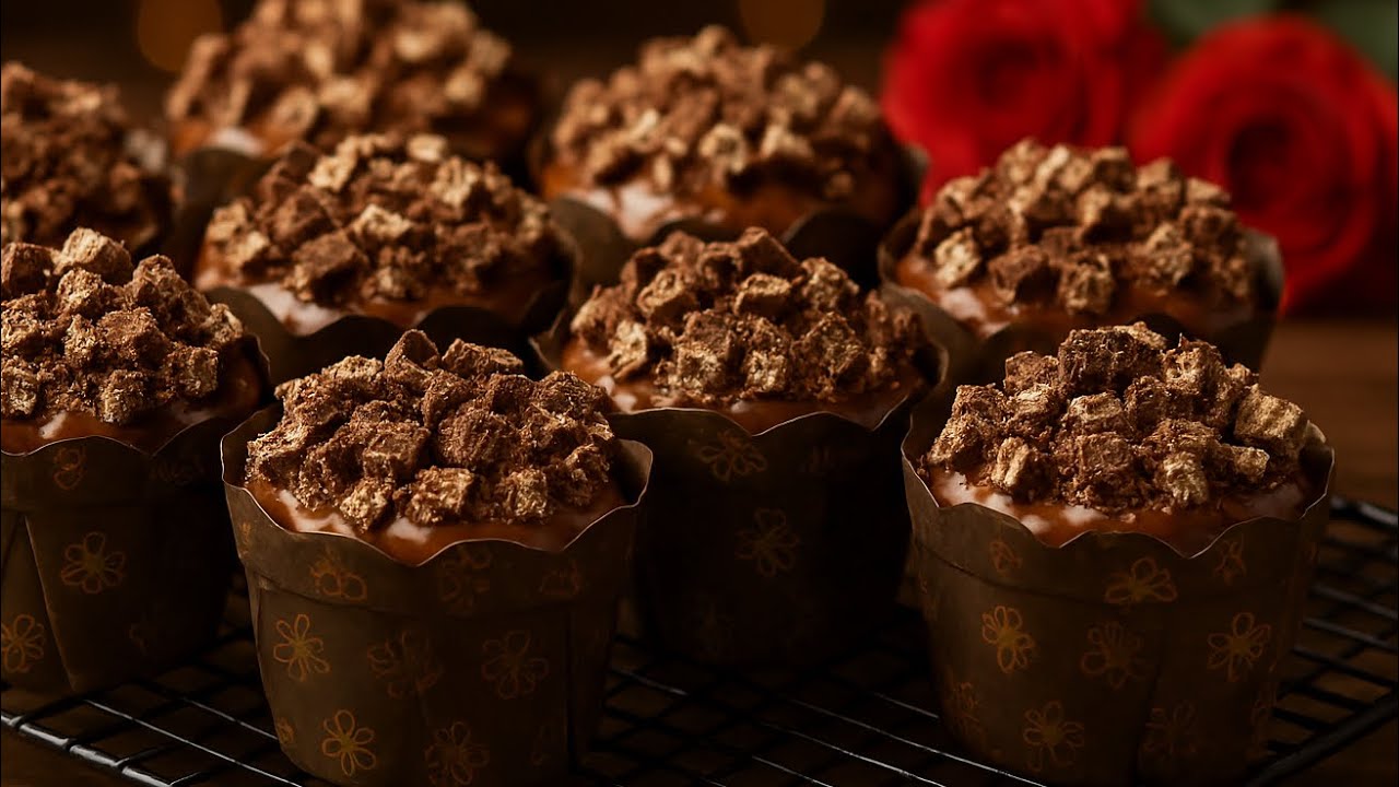 Маффины KitKat за 5 минут! Невероятно мягкие шоколадные маффины