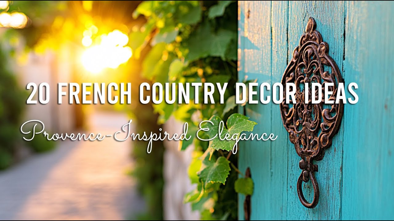 🏡 Provence-Inspired Elegance: 20 French Country Decor Ideas You'll 💖 Love!