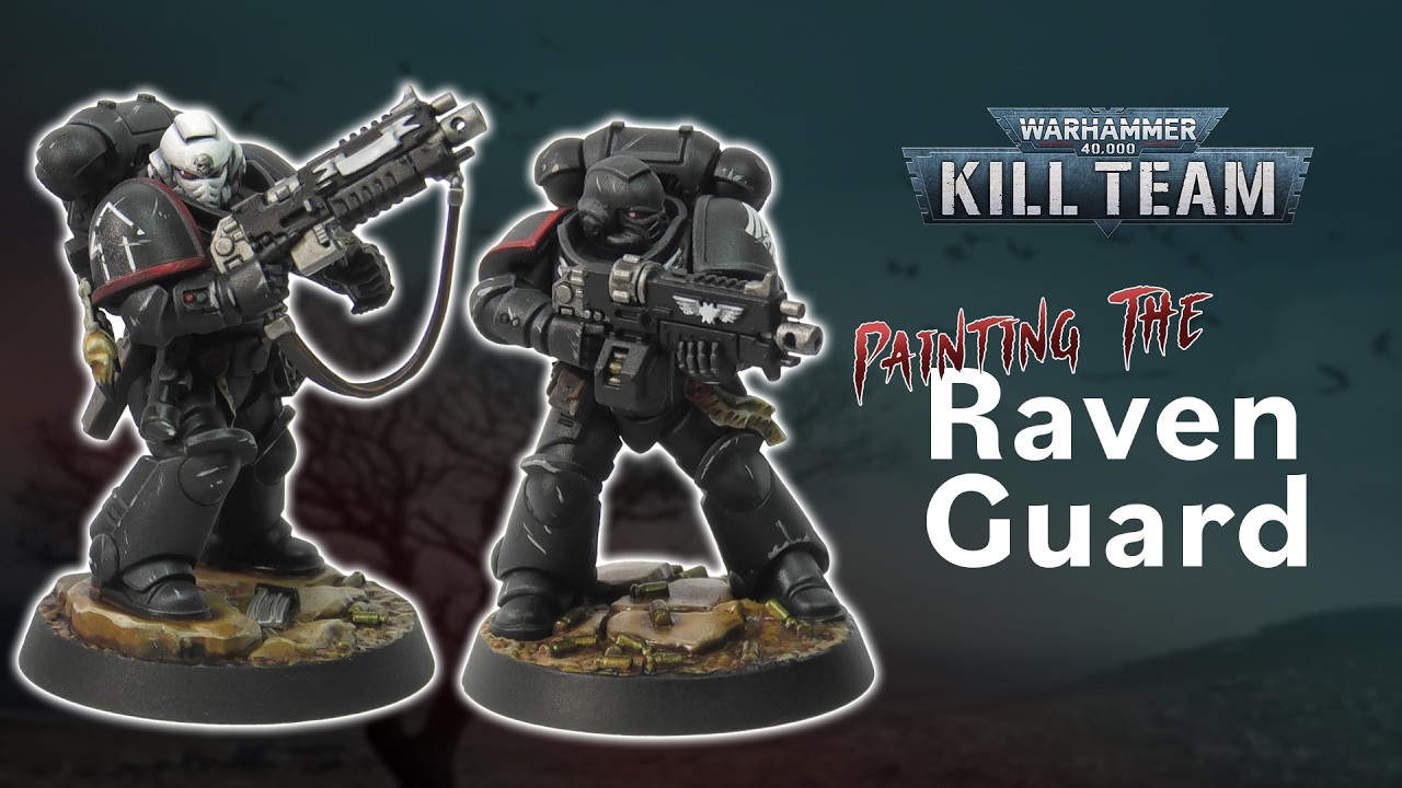 I Swear it's Not a Phase! Painting the Raven Guard Space Marines