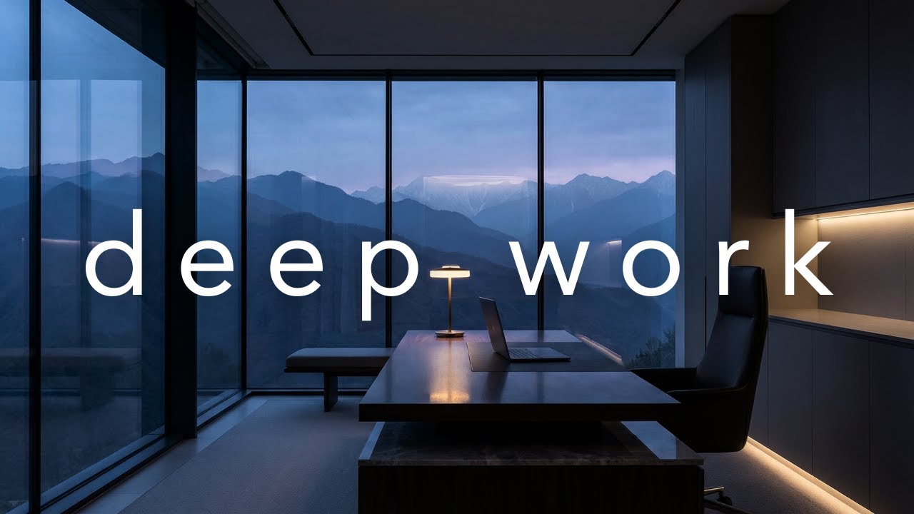 Deep Work Music · Mental Sharpness Productivity Mix · CEO Focus Mode · Mountain View Penthouse