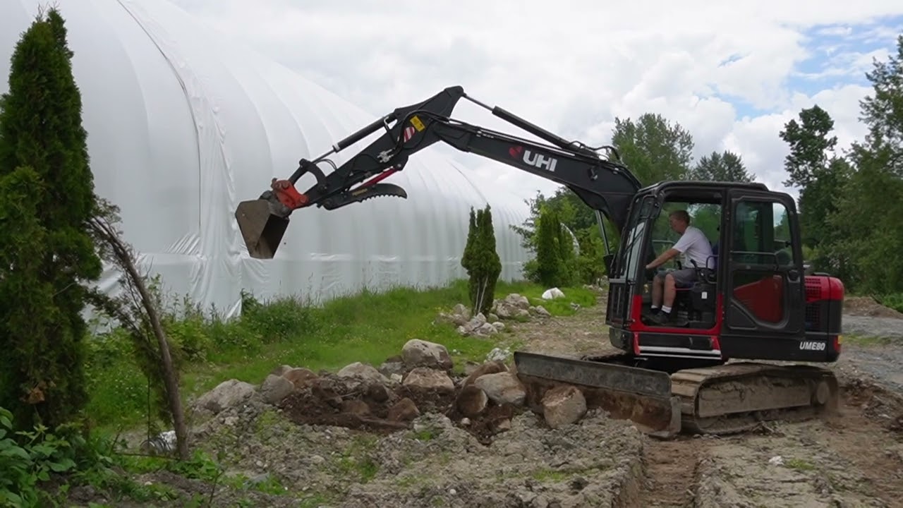 UME80 Yanmar 57Hp wild working