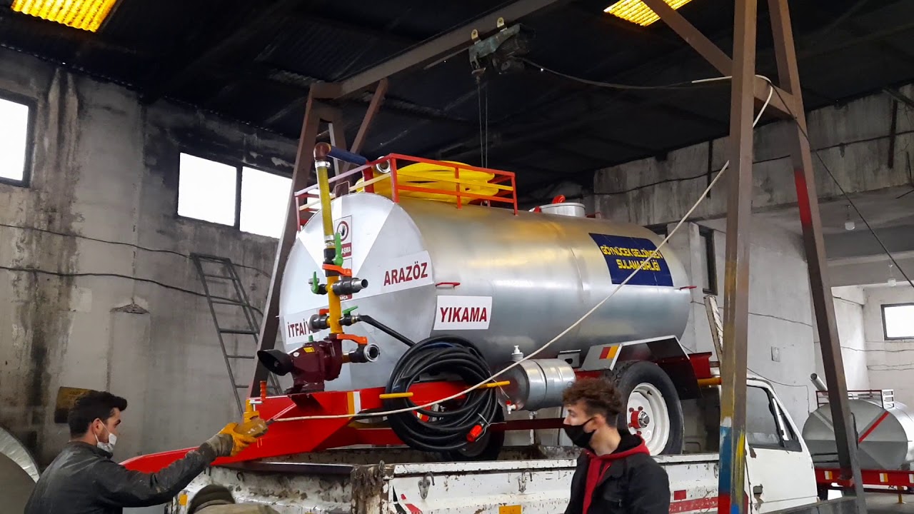 Arazöz İtfaiye Yağmurlama Yıkama Su Tanker 3.5 Ton Amasya Yıldız Köyü