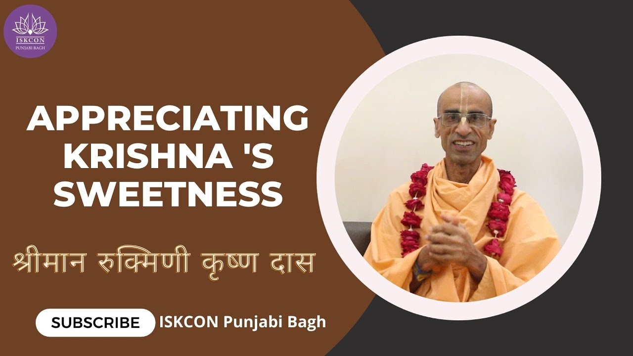 Appreciating Krishna 's sweetness | His Grace Rukmini Krishna Das | SB 10.44.14-18 | 30th Nov 2023