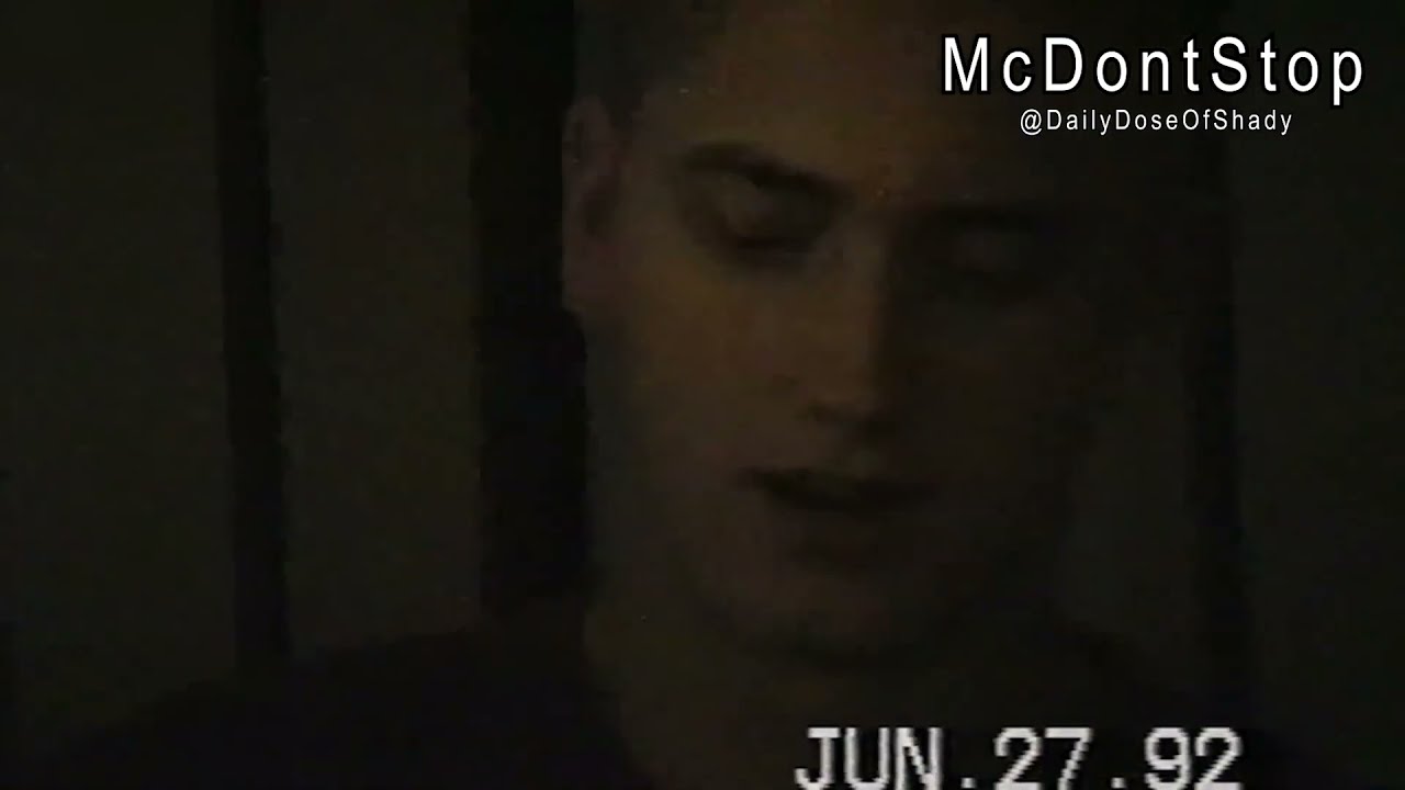 Eminem in his house 1992 Video's In Hd 1992 rare