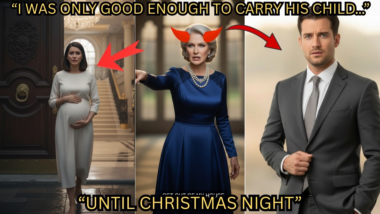 They Threw His Pregnant Wife Out on Christmas—Not Knowing She’s a Billionaire’s Hidden Daughter.
