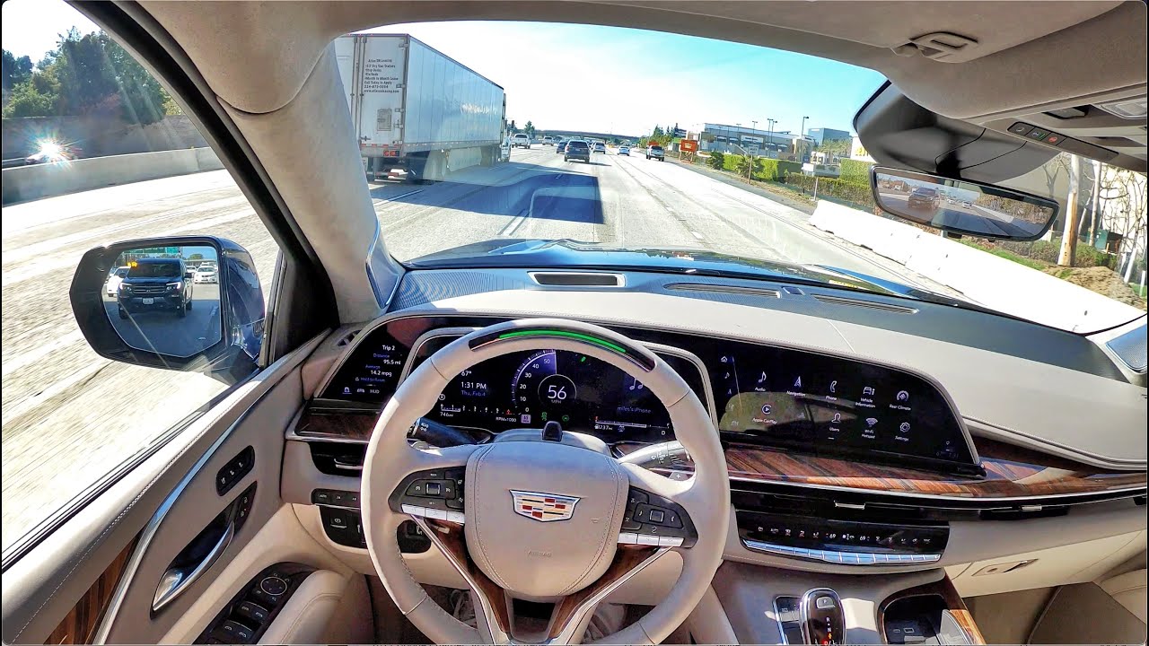 2021 Cadillac Escalade Super Cruise POV Test Drive (3D Audio)(ASMR)