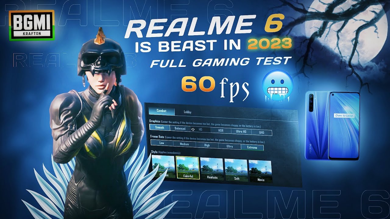REALME 6 BGMI TEST IN 2023 | REALME 6 PUBG AND BGMI TEST | BEAST IN 60 FPS