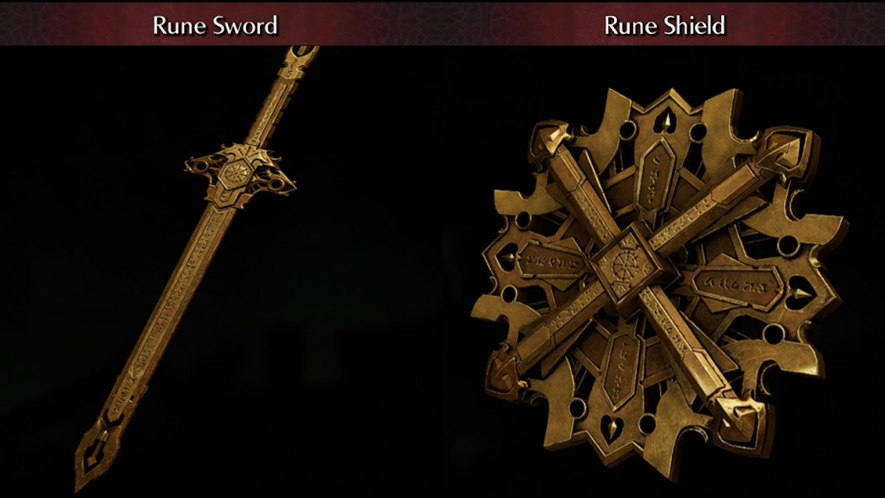 Rune Sword & Rune Shield - Demon's Souls