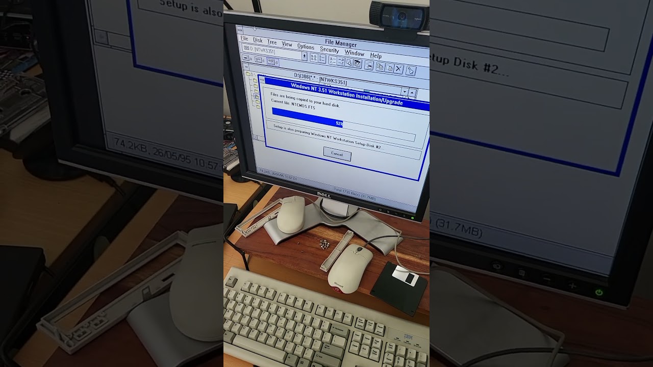 A few fresh caps to revive more hardware in the DOScember CD ROM drive. #shorts