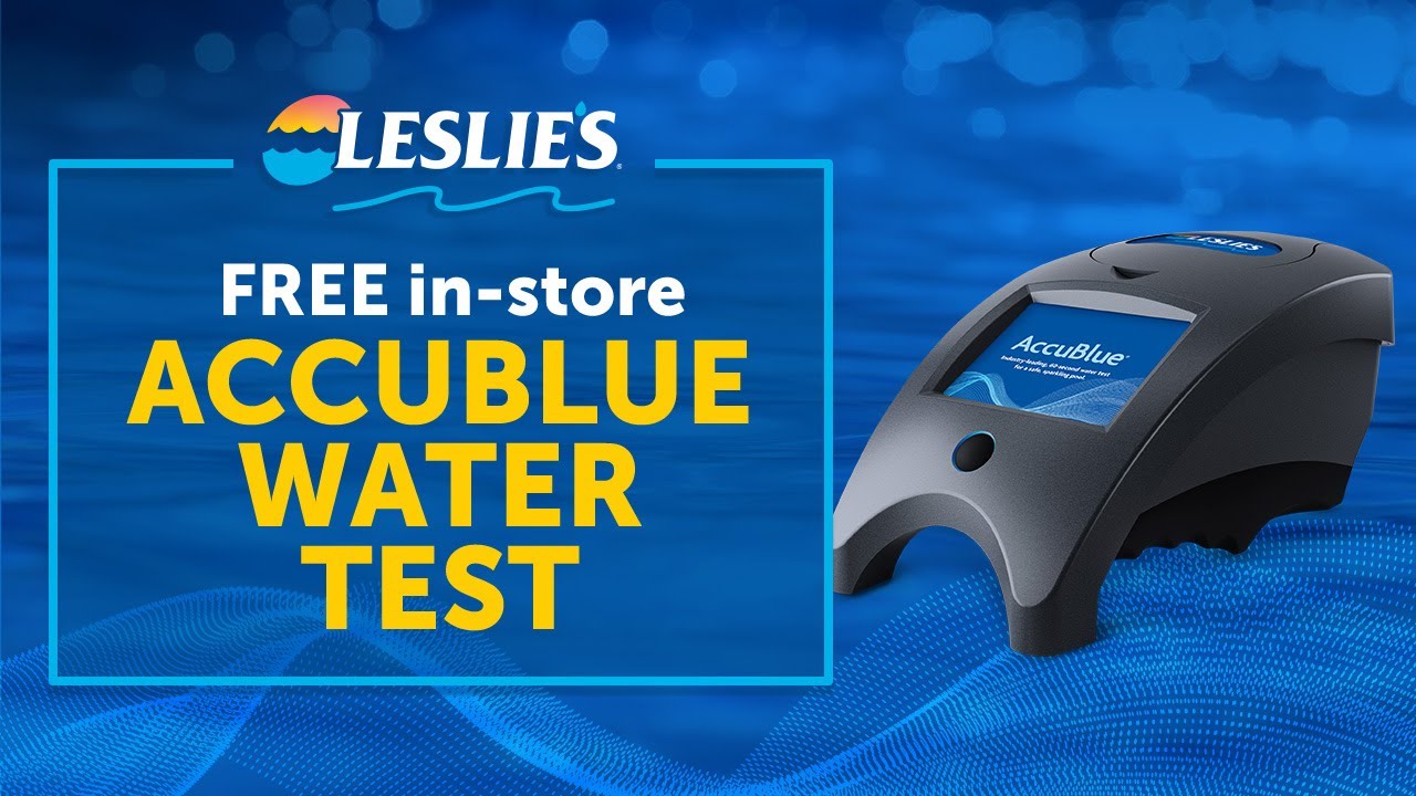 Leslie's Free In-Store AccuBlue&reg; Water Test | Leslie's