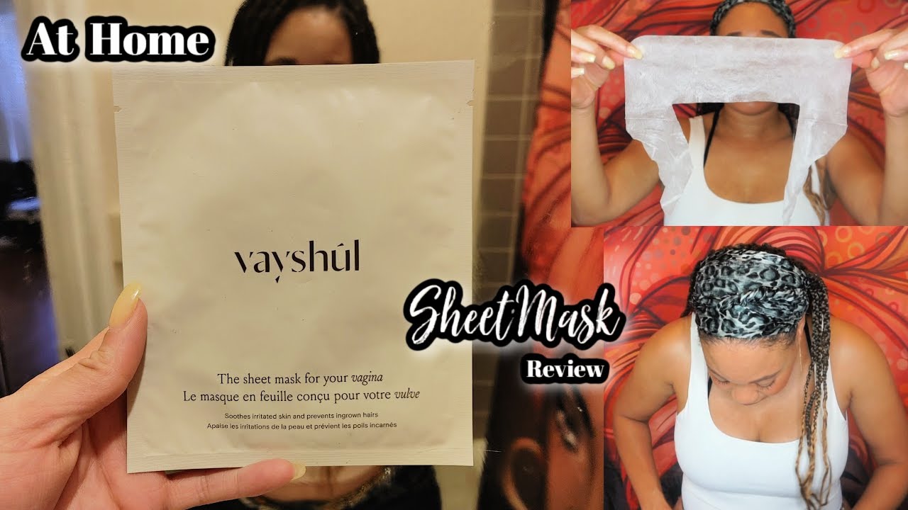 At Home Vagacial with Vayshul Bikini Sheet Mask Review | Bikini Care EuniyceMari