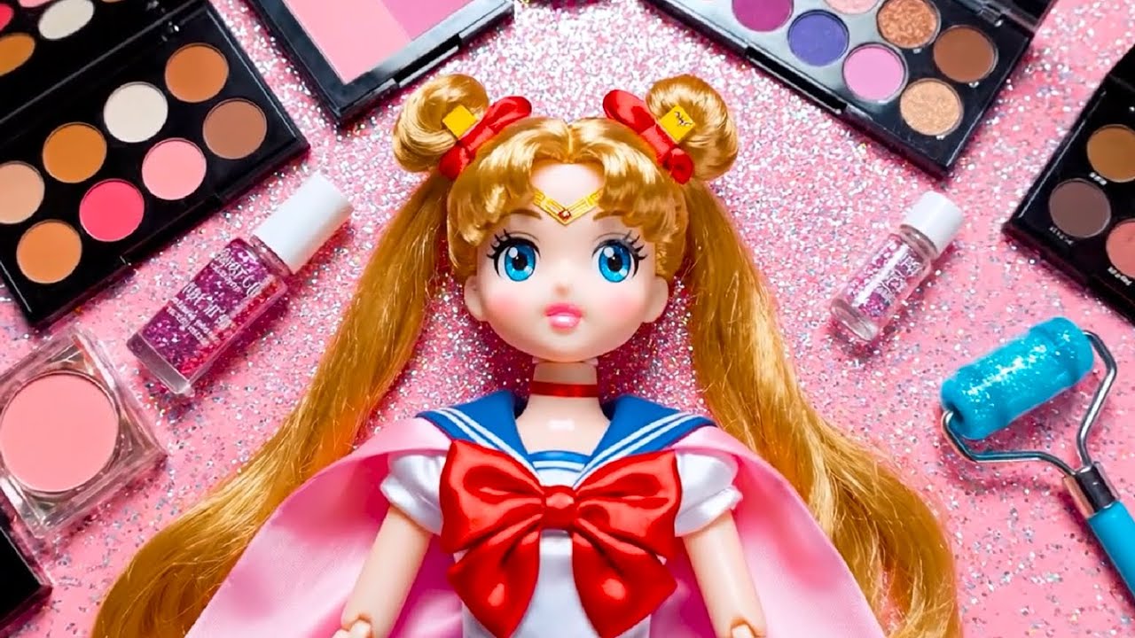 Sailor Moon Makeup ASMR 🌙✨ Satisfying Cosmetic Sounds (No Talking)
