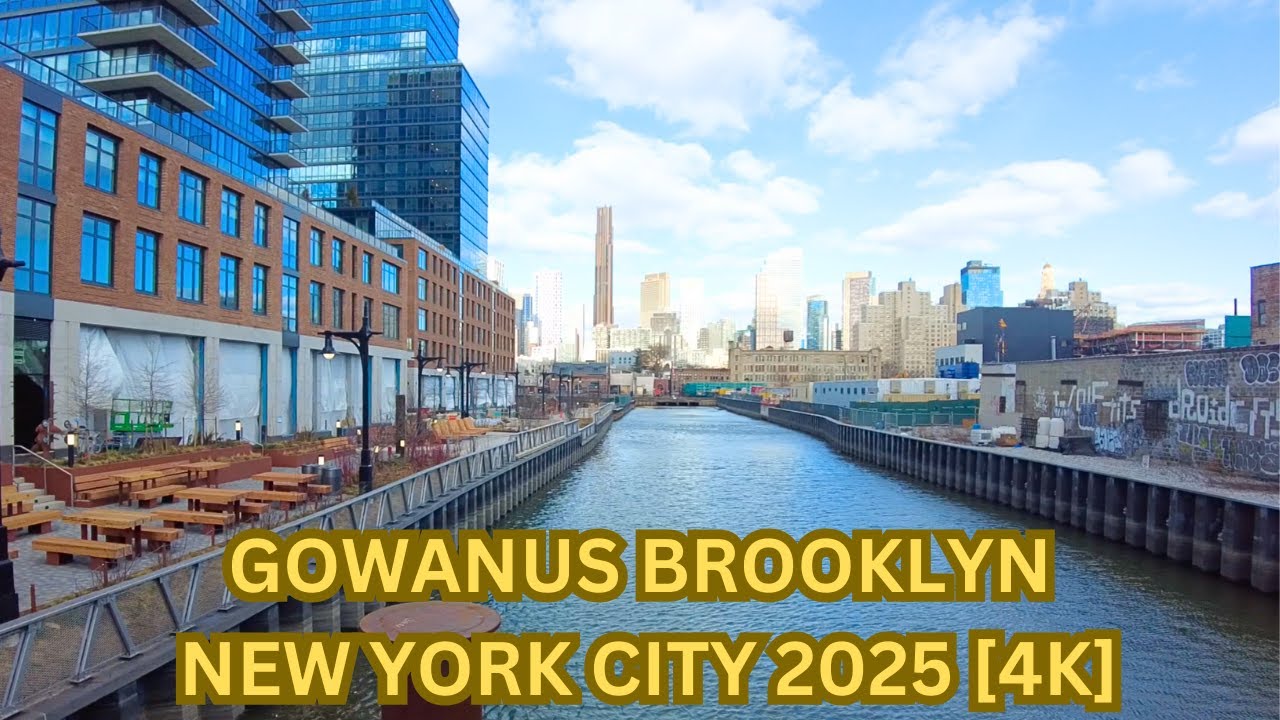 Life in Gowanus Brooklyn. January 2025 New York City Walking Tour 4K