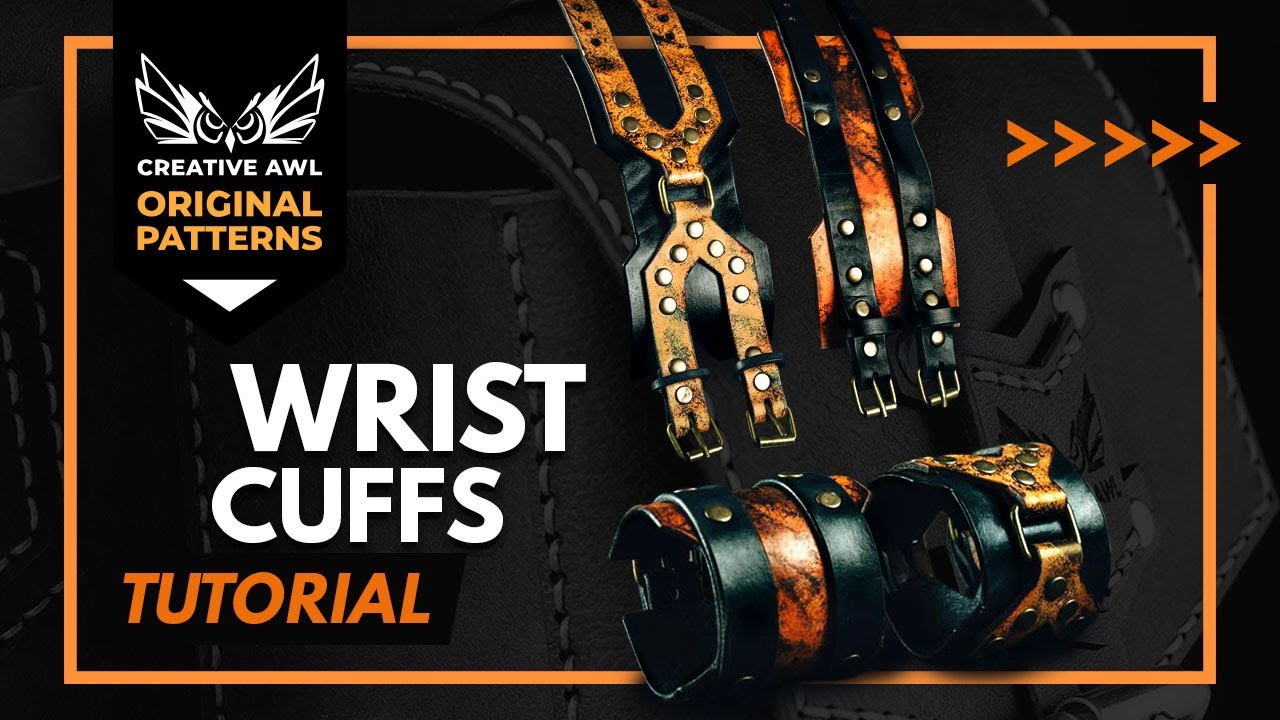 How to make Leather Wrist Cuffs