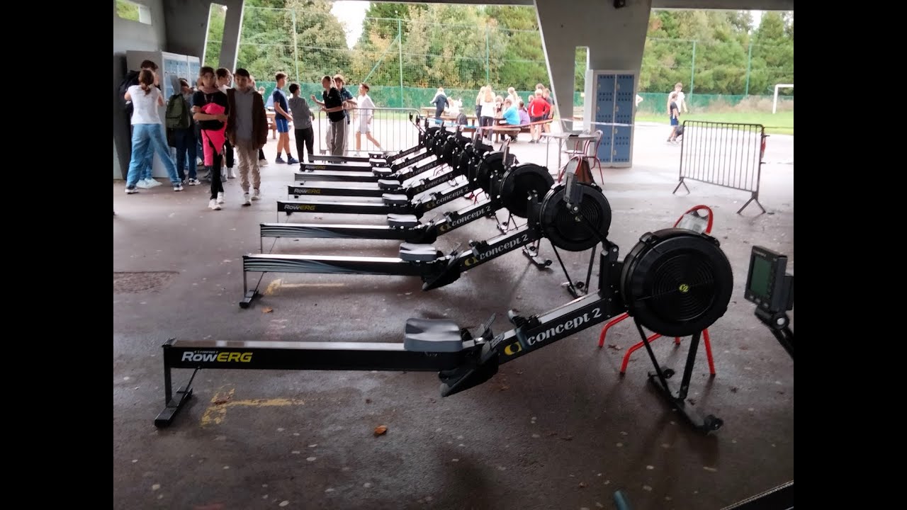 Rameurs electriques Cross 2024 Collège Albert Camus Lumbres