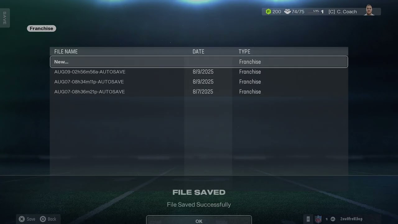 Madden 26: How to Save Progress in Franchise Mode