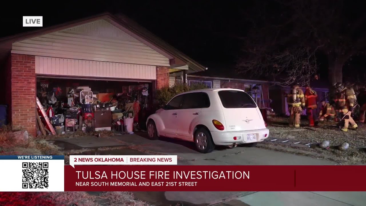 Fire near 21 & Memorial | 2 people taken to the hospital