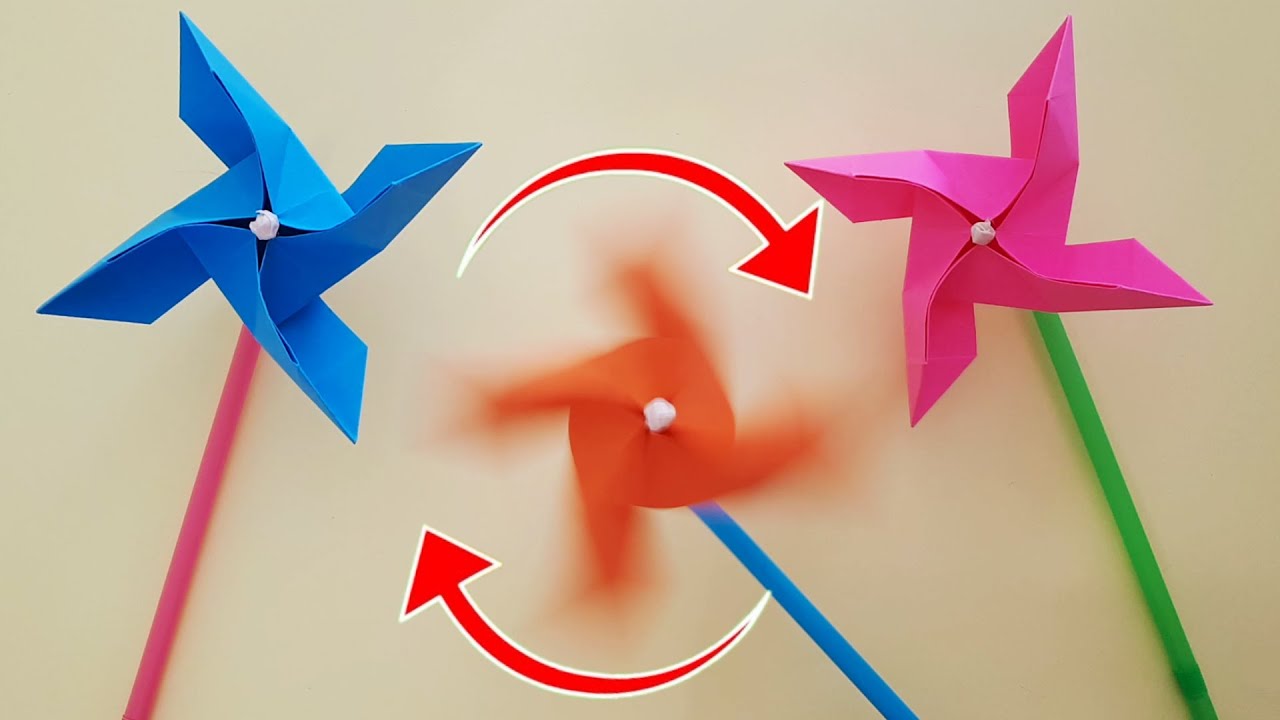 Como fazer um CATAVENTO - ORIGAMI