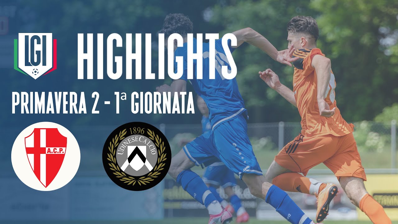 Highlights Padova-Udinese Primavera 2, 1^ giornata stagione 2023-24