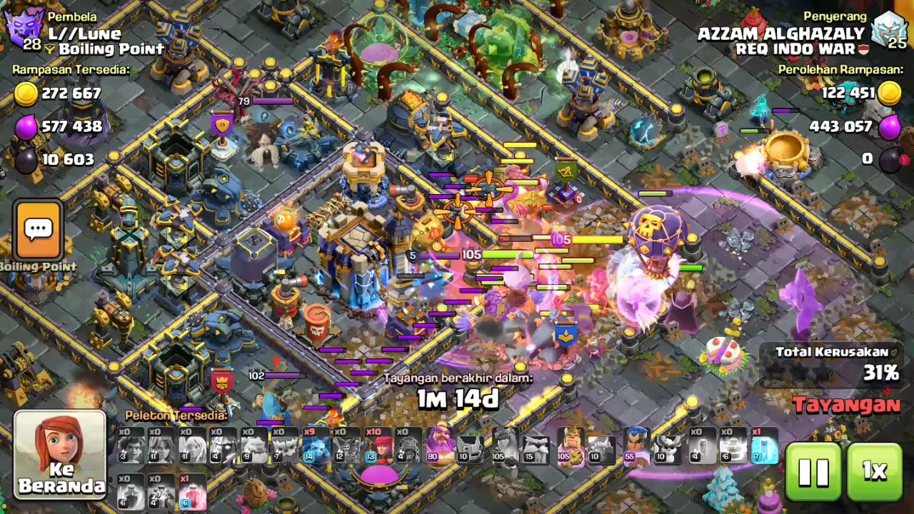 COC th 18 atack darat