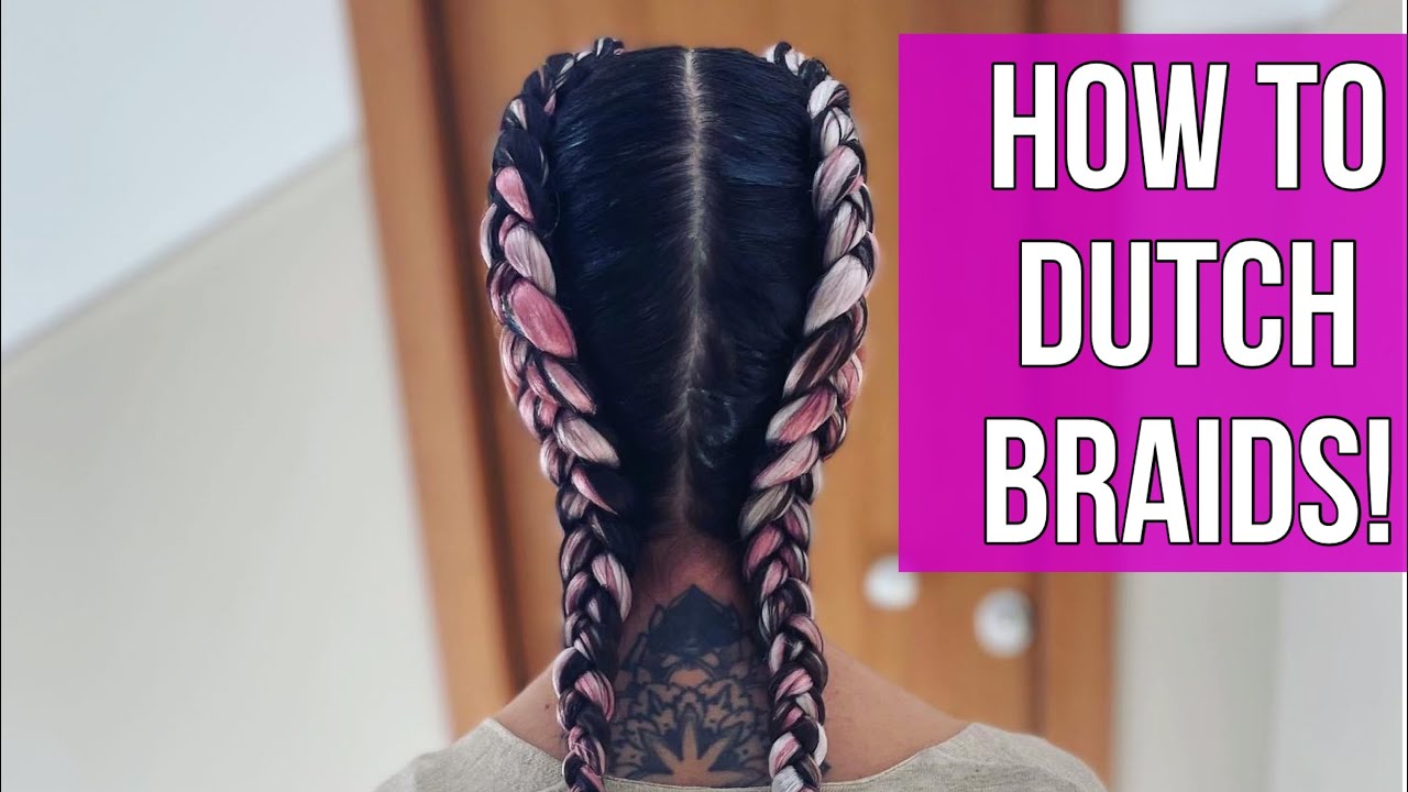 Πως να φτιάξεις Ολλανδικές Πλεξούδες Dutch braids cornrows.#braids @EricaEssencehair #cornrows #fyp