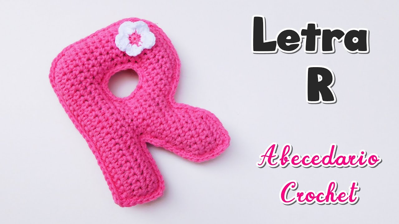 Como tejer a crochet, ganchillo Letra 