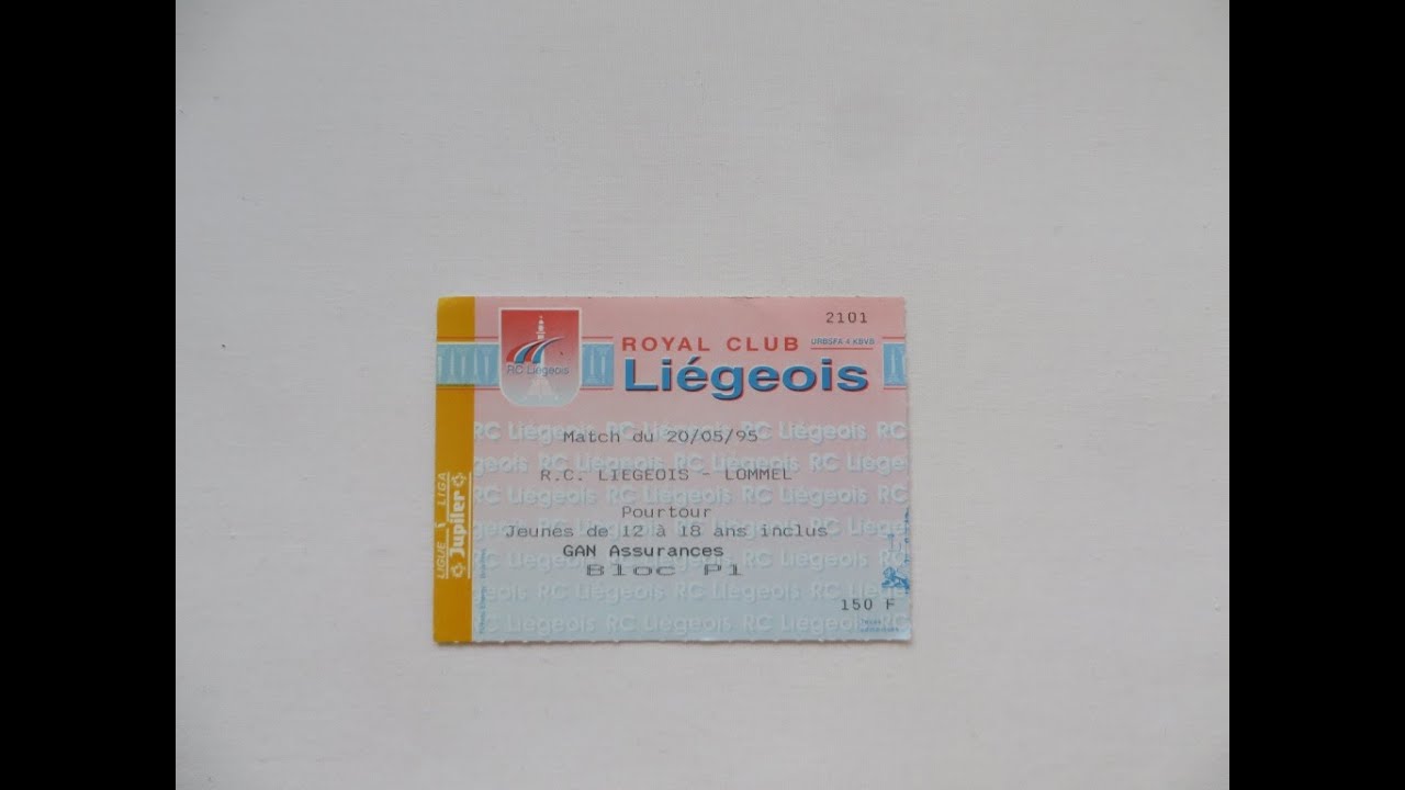 J34. RC Liégeois - SK Lommel (20/05/1995)