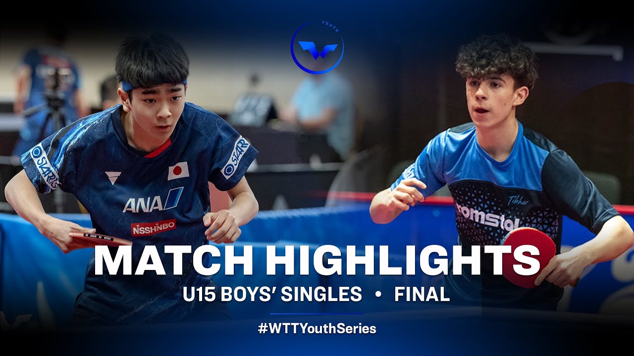 Ryuusei Kawakami vs Robert Istrate | U15 BS Final | WTT Youth Star Contender Podgorica 2024