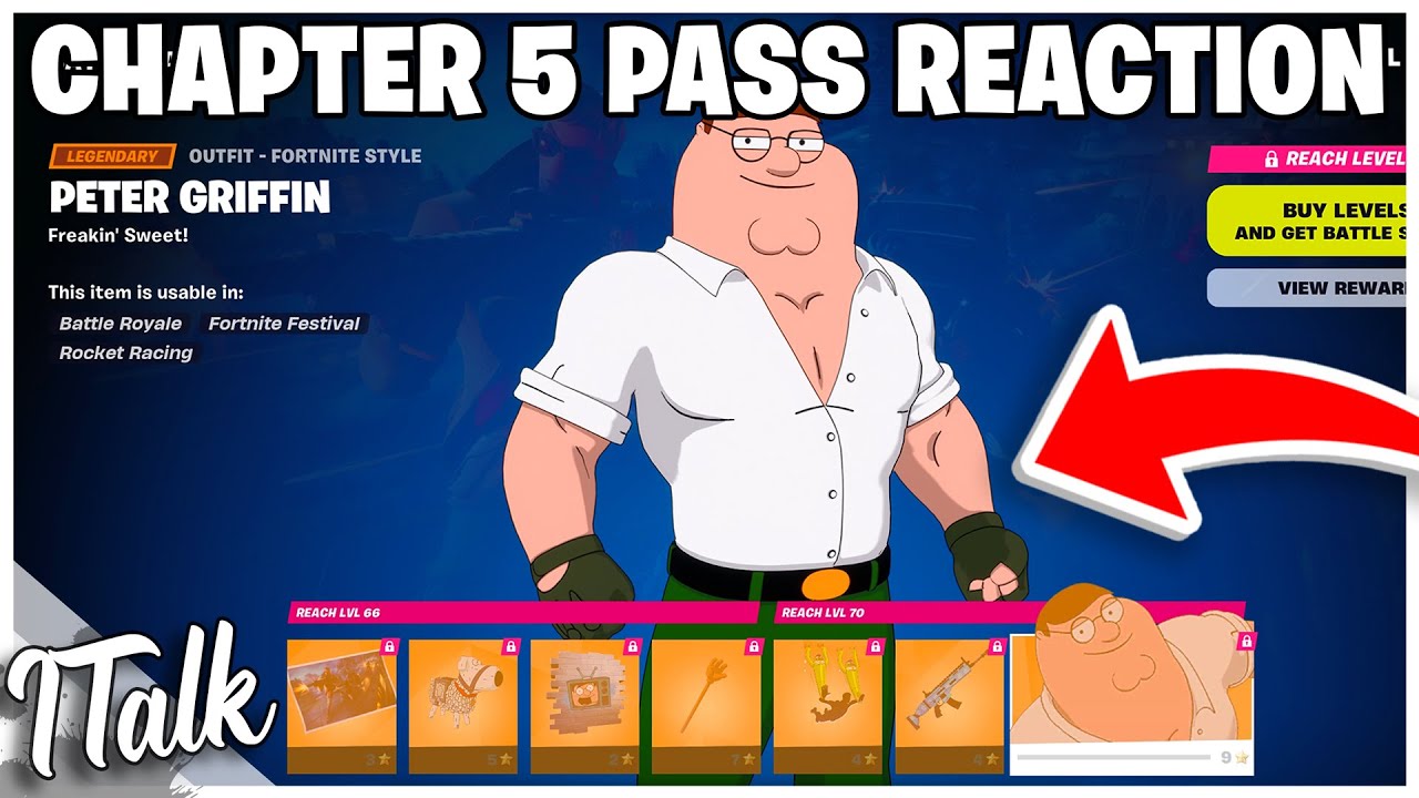 CHAPTER 5 BATTLE PASS REACTION! (Fortnite Battle Royale)