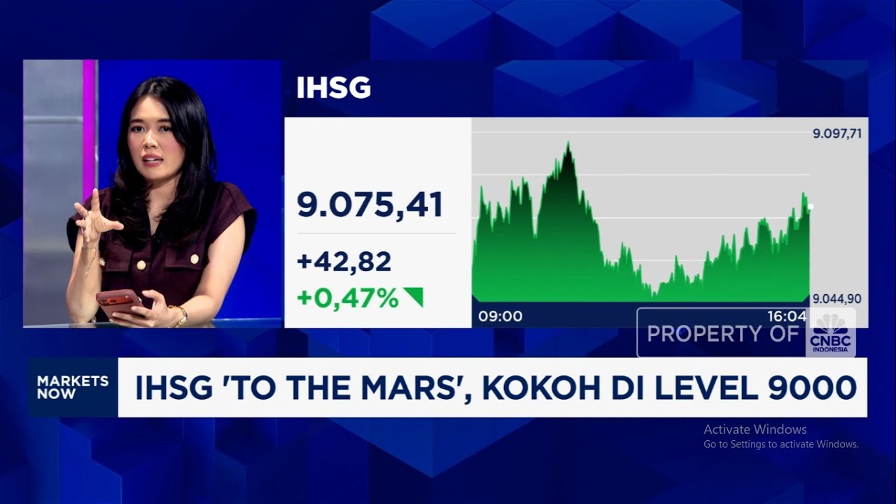 IHSG "To The Mars", Kokoh di Level 9.000