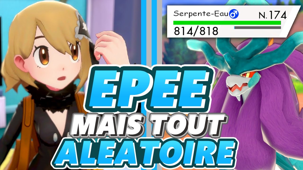 POK&Eacute;MON &Eacute;P&Eacute;E mais tout est ALEATOIRE (vraiment tout)