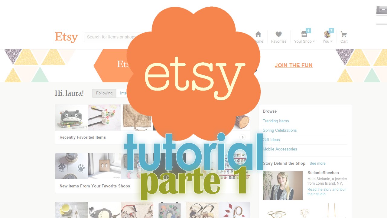 Vendere creazioni su Etsy (1) + INSERZIONI GRATIS