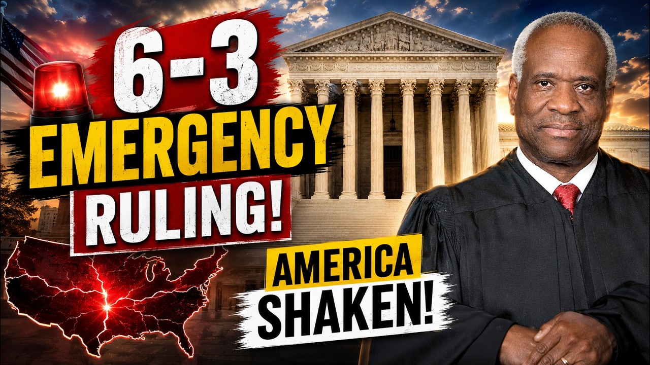 🚨 BREAKING: Supreme Court's 6&ndash;3 Emergency Ruling Sends Shockwaves Across America