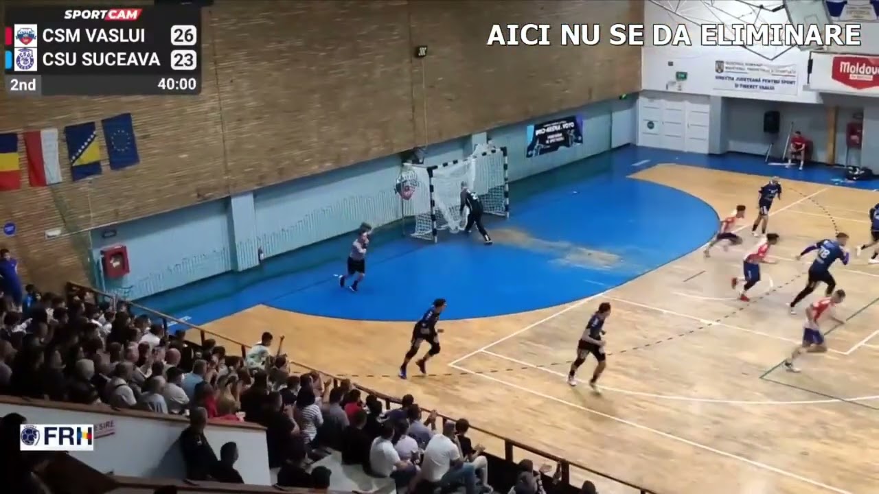Faze controversate din meciul CSM Vaslui - CSU Suceava 36-32