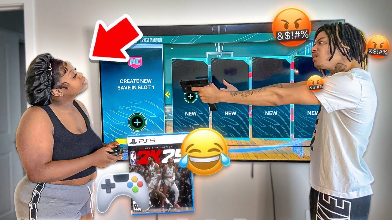 Злая жена удалила мужа из NBA 2K, игроки моей карьеры!!! Розыгрыш прошел совершенно не так 🤬🤯