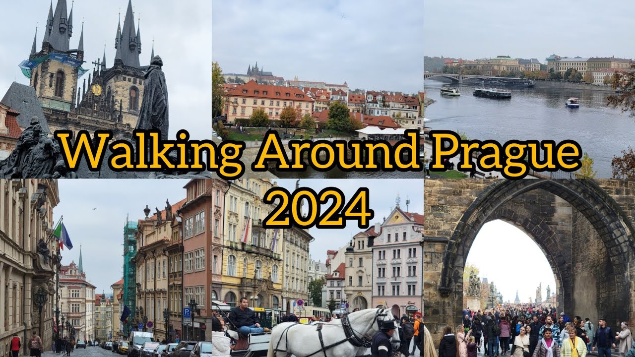 PRAGUE 2024: WALKING AROUND CHARLES BRIDGE (DAYTIME) (4K VIDEO)