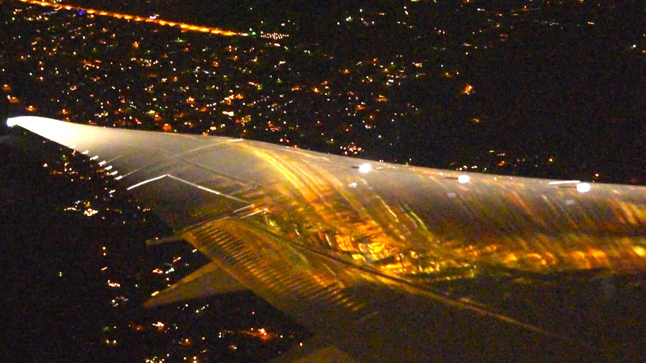 American 787 Spectacular Views At Night!